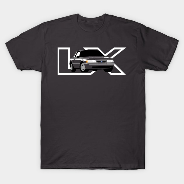 1991-93 Mustang LX Notchback T-Shirt by FoMoBro's